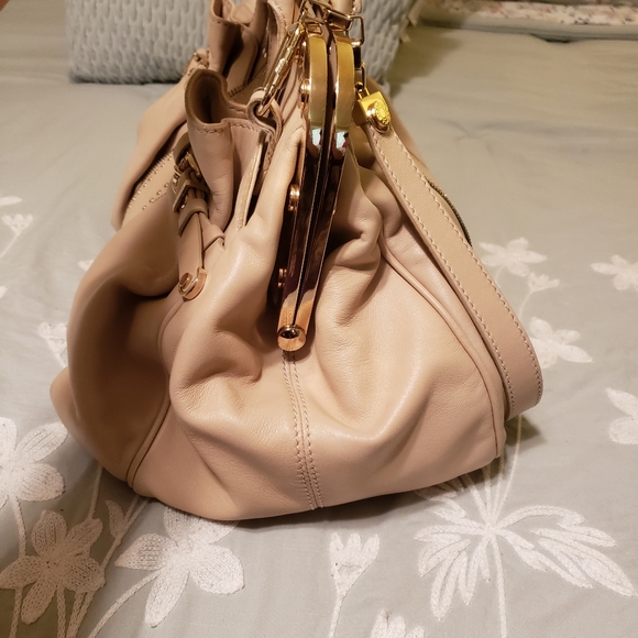 VERSACE Leather Studded Handle Bag - Picture 9 of 12